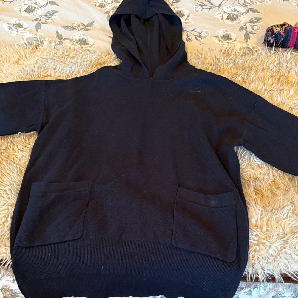 Women’s Black Hoodie Sweater